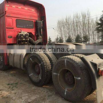 Made in 2011 CNHTC 25T tractor used conditon Howo 375 horse power tractor head second hand howo 375hp truck head