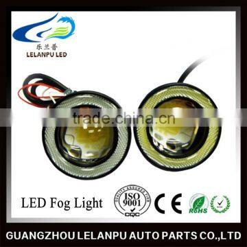 wholesale 12v auto led bulb Angel eye high power COB car led Fog lights lamp