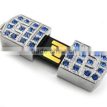 jewelry rectangle usb memory disk 8gb 16gb