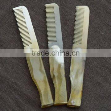 Anti-Static Handmade Natural Horn Combs Portable Folding Comb