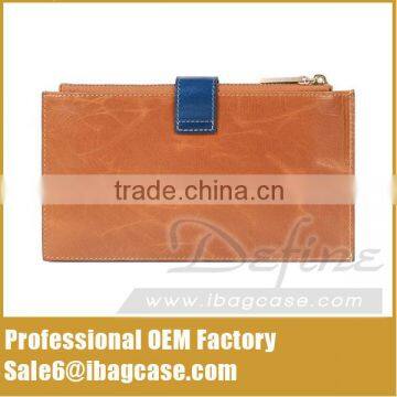 Hot Selling Women's Leather Zipper Wallet Card Case Purse photo-5