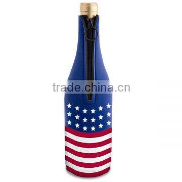 neoprene insulted beer bottle cooler bag with your print