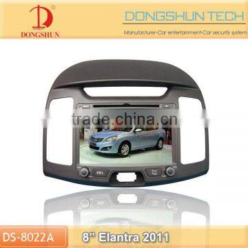 8inch HD touch screen 2011 Hyundai Elantra car audio video player with GPS,TV,bluetooth