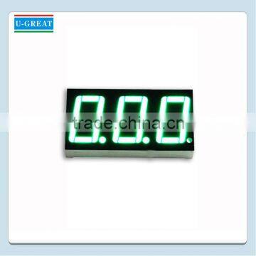 2 Inch 3 Digits Green Small 7 segment LED Display