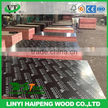 linyi best price 9mm 12mm 15mm 18mm 21mm WBP glue dynea brown/black film faced plywood(marine plywood)