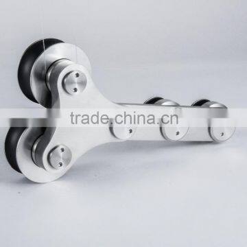 Patent product top quality solid metal stainless steel sliding door track roller