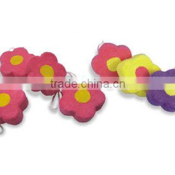 Flower Soft bath sponge mesh bath ball