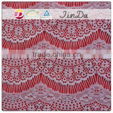 Jacquard durable allover lace fabric online wholesale