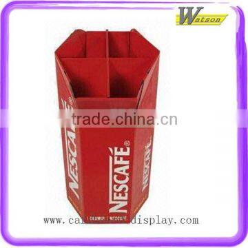 new design promotional customized floor standing paperboard dump bin display box