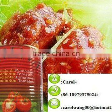 800gm tomato paste in tin,brix:18-20%,22-24%,28-30%