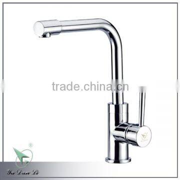 Polished chrome surface good quality new design single lever modern brass kitchen faucets 5315