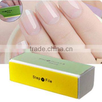 Colorful promotional 4 side block nail file