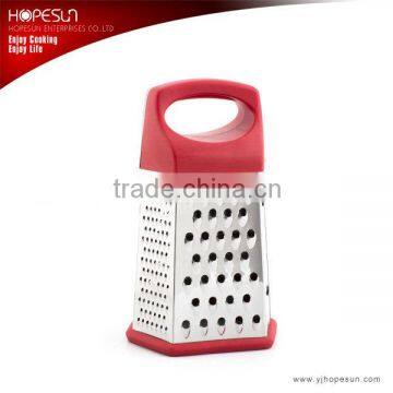 Manual stainless steel kitchen grater with colorful handle                        
                                                                                Supplier's Choice