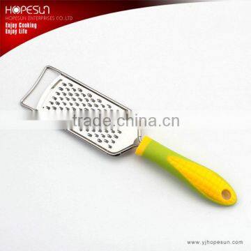 2016 Newfangled flat stainless steel carrot grater with corn shape handle