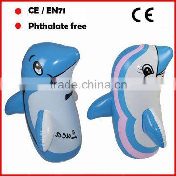 PVC Promotional Toys Inflatable Penguin Punching Bag for Kids