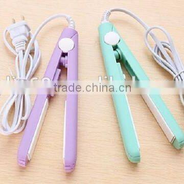 New Arrival Mini Electric Flat Iron Hair Straightener photo-3