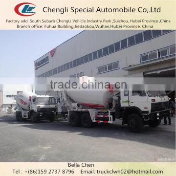 6*4 DONGFENG 10 cubic meters concrete mixer truck