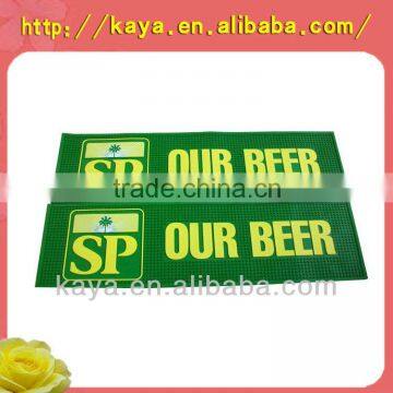 Promotion gift soft plastic bar mat