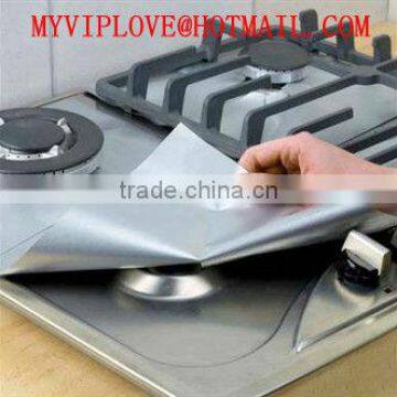 aluminum foil burner guard or gas mat or oven protector