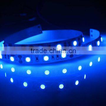 Edgelight flexible blue color LED strip , 5050 bright led strip , 12V SMD LED strip , CE/ROHS/UL listed flexible led strip