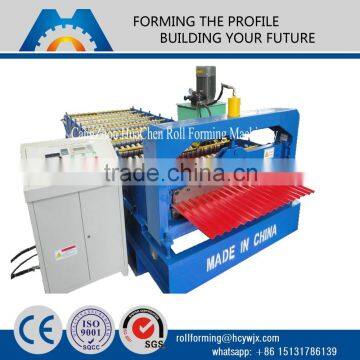 GI And Color Steel Corrugated Sheet Roll Forming Machine