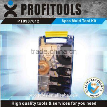 8 Pcs oscillating and Quick fit Multi tool blade set for Household Tool and DIY