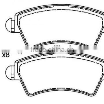 D465/ WVA21499/WVA21497/WVA21498 OE: 45022-SM4-A00/45022-SM4-G00 AUTO Brake Pad FOR HONDA