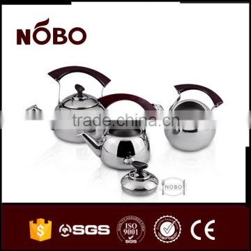 stainless steel pour over whistling non-electric tea kettle for household