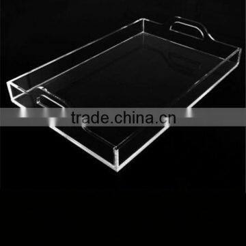 Clear Acrylic Serving Trays Wholesale with Handles                        
                                                Quality Choice