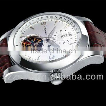 Magnificent Moon Phase Men's Stainless Steel Automatic Mechanical Watch