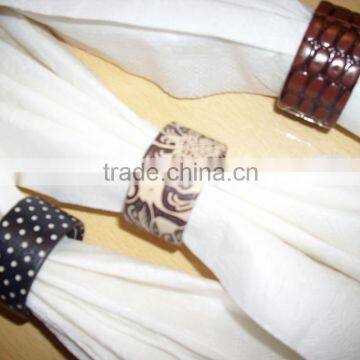 Napkin Ring, Leather Napkin Ring, Table Decor