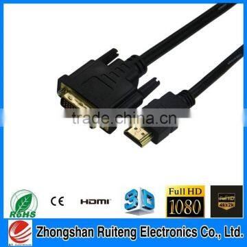 hdmi to dvi 18+1and 24+1 DVI cable with 3.5mm audio