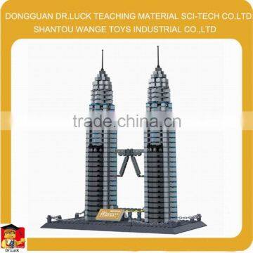 Model Famous Building Block interlocking building block