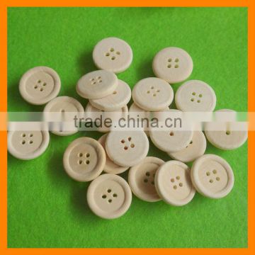 2.2cm Round Shape 4 Holes Wood Button