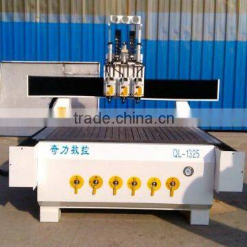QL-1325 CNC Router for Small Business Three-head ATC China 3d Wood Door Cnc Router for Sale photo-6
