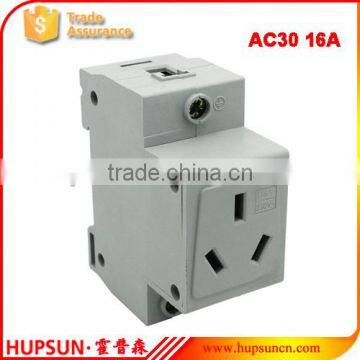 AC30 16A DIN RAIL modular socket, distribution box socket                        
                                                Quality Choice