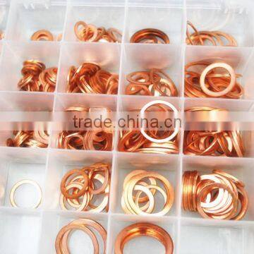 SW813080 568pcs Industrial Flat Copper Washer Assortment