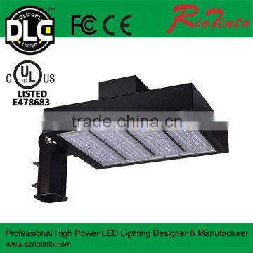 100w 120w 150w ul shoebox light led 150w DLC UL cUL listed parking lot / high pole led shoebox light