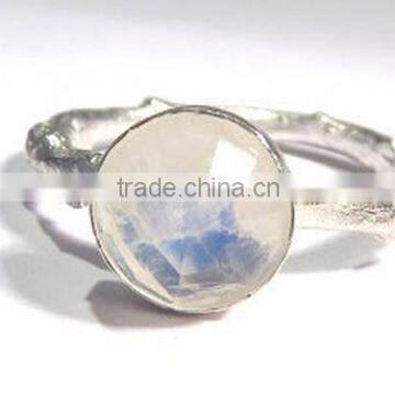 Moonstone Ring, Rainbow Moonstone Ring, Twig Rings, Silver Twig Ring, Rainbow Moonstone Twig ring, Branch Ring, Silver