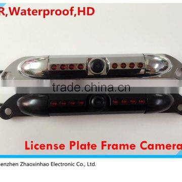 hot sale universal waterproof America version car camera,usa car camera, License Plate Frame Camera,car reverse system