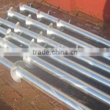 Helical Ground Screw Piles for Foundation of Mounting Solar Photovoltaic Bracketsof PV System