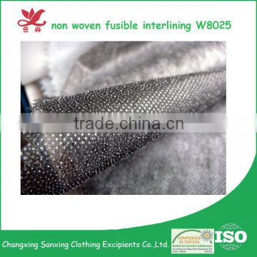 nonwoven interlining fabrics for garments accessories W8025