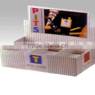 Custom Printing Foldable Corrugated Retail Counter Display Box