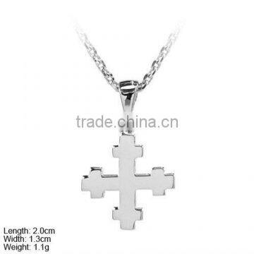 [PSA-1006] 925 Silver Religion Pendant/Charm, Sterling Silver Cross Pendant/Charm