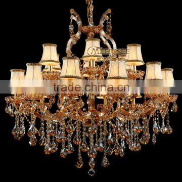 New LED Amber Maria Theresa Crystal Chandeliers MD8475A L18