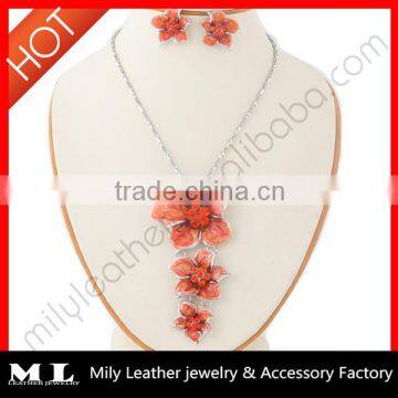 Hot sell fashion 18k gold full jewelry set custom MLJS 19