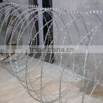 2016 hot sale razor wire fence for garden