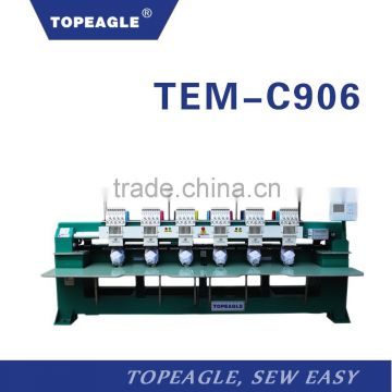 TOPEAGLE TEM-C906 6 head 9 needle embroidery machine for sale