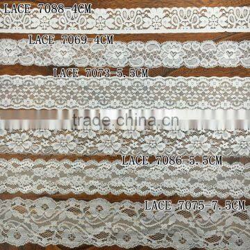 spandex lace trimming 4cm width knitted lace ribbon 7069