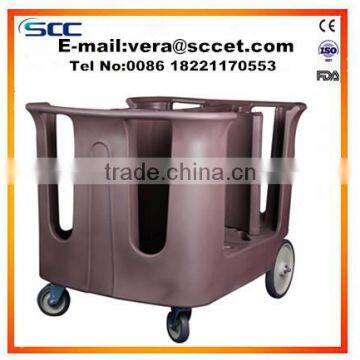 Adjustable Dish Caddies Tray Cart Dish Caddy Maximum Plate Diam. 12-1/4" photo-4